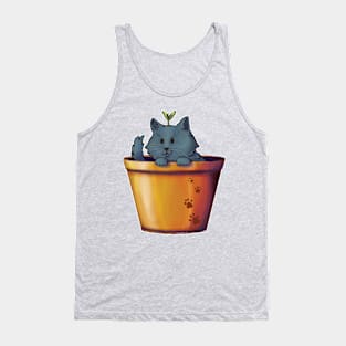 Catpot Tank Top